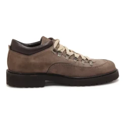 Doucal's Vintage Effect Trekking Schoenen Espresso-Heren Nette Schoenen