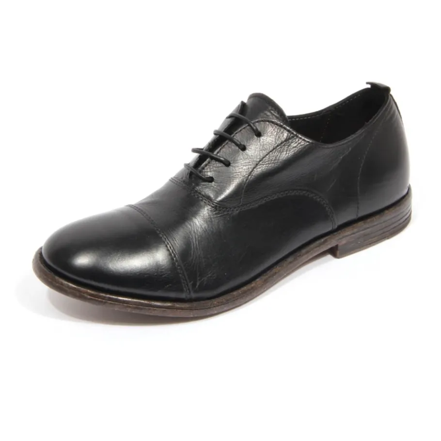 MOMA Vintage Lace-Up Shoes Capalbio Nero-Heren Instappers & Slip Ons|Nette Schoenen