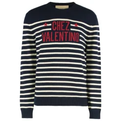 Valentino Garavani Virgin Wool Crew-neck Sweater-Heren Truien & Vesten