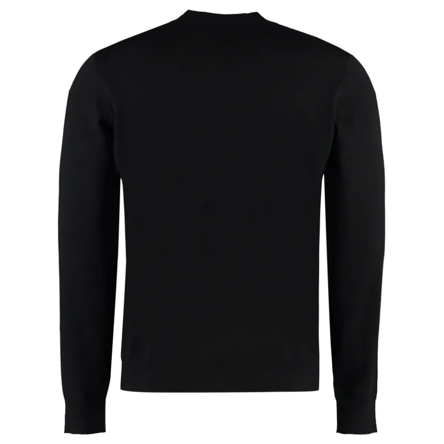 Dsquared2 Virgin wool sweater met ronde hals-Heren Truien & Vesten