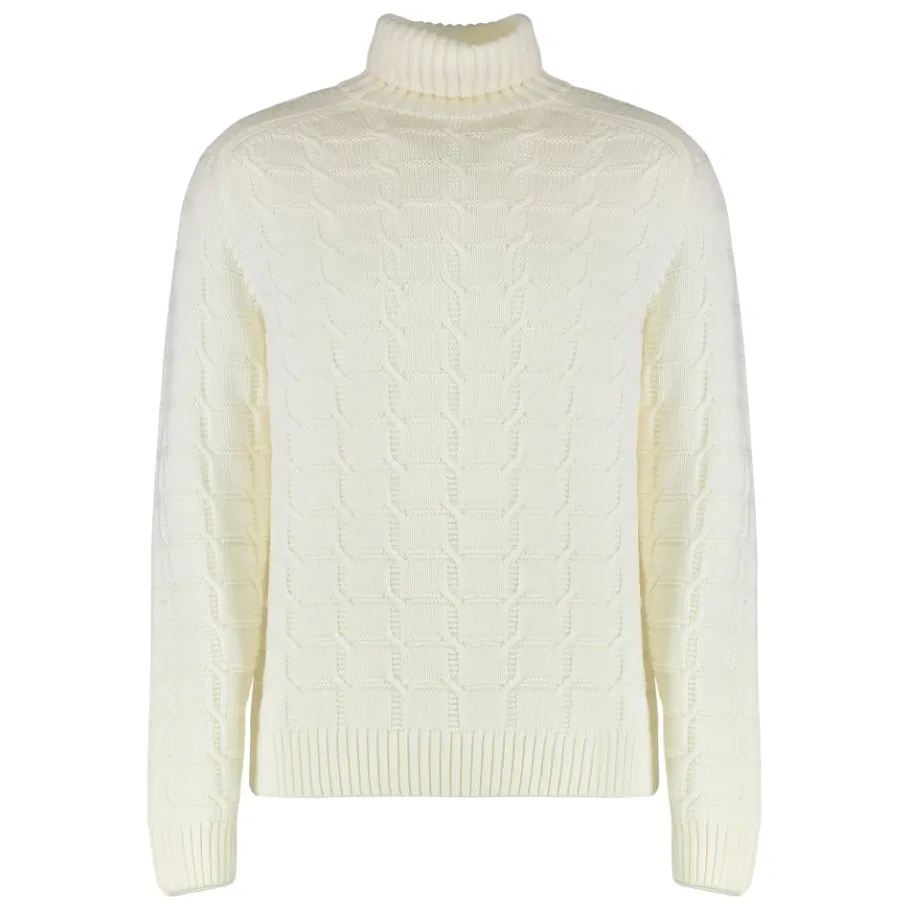 SLOWEAR Virgin Wool Turtleneck Sweater-Heren Truien & Vesten