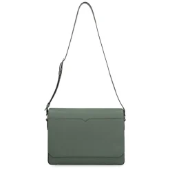 Valextra V-Line Leren Messenger Bag-Heren Tassen