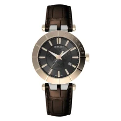 Versace V-Race Restyling Leren Band Horloge-Heren Horloges