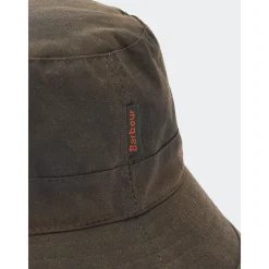 Barbour Waxed Cotton Bucket Hat-Heren Hoeden