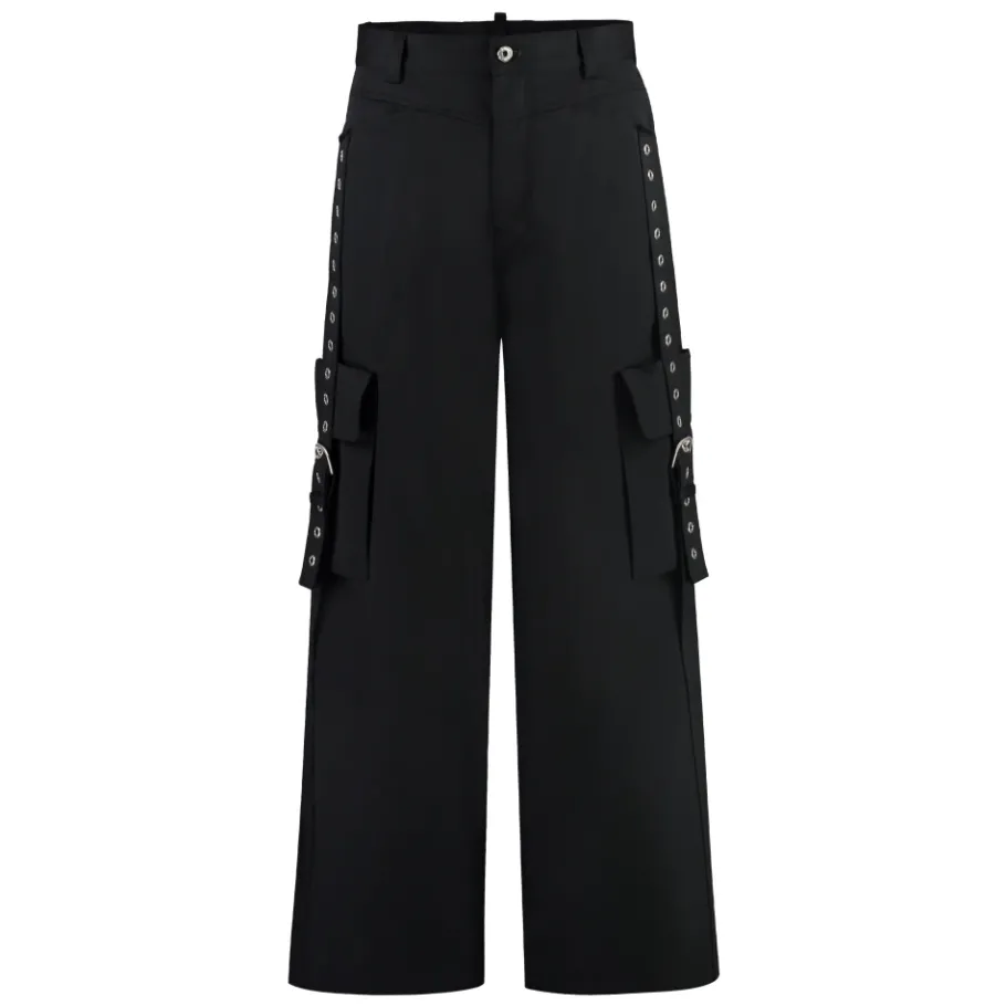 Off White Wide Leg Cargo Broek-Heren Broeken