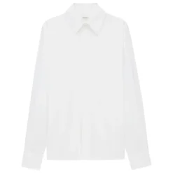 Saint Laurent te Button-Up Shirt met Cassandre Borduursel-Heren Overhemden
