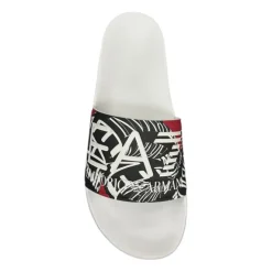 Emporio Armani EA7 Witte Flip Flops & Sliders-Heren Slippers