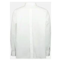 Saint Laurent te Katoenen Poplin Cassandre Overhemd-Heren Overhemden