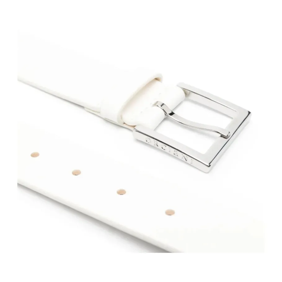 Orciani te Leren Riem met Pin-Gesp-Heren Riemen