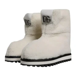 Dolce & Gabbana te Shearling Mid Calf Laarzen-Heren Snowboots