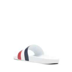 Moncler te Slide Sandalen met Logoband-Heren Slippers