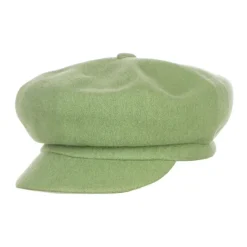 Kangol Wol Spitfire Oil Green Flat Cap-Heren Hoeden