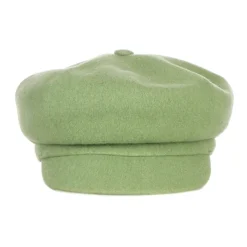 Kangol Wol Spitfire Oil Green Flat Cap-Heren Hoeden