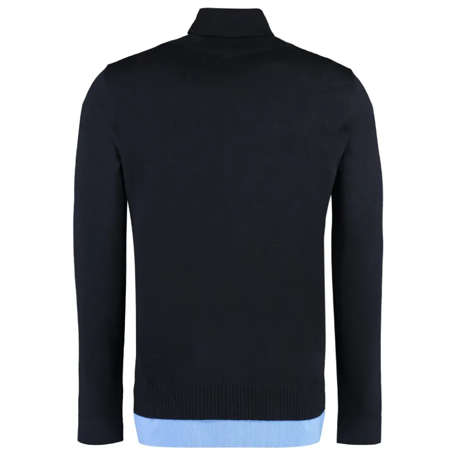 Off White Wollen coltrui-Heren Truien & Vesten