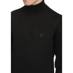 Versace Wollen coltrui met melange-Heren Truien & Vesten