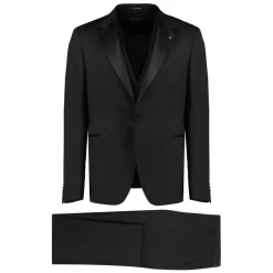 Tagliatore Wollen driedelig pak-Heren Kostuums