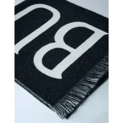 Burberry Wollen Gebreid Logo Motief Sjaal-Heren Sjaals