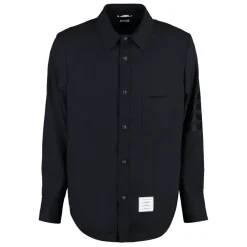 Thom Browne Wollen overshirt-Heren Overhemden