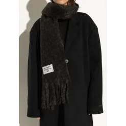 Acne Studios Wollen sjaal met logo-Heren Sjaals