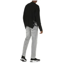 Versace Wollen trui met ronde hals-Heren Truien & Vesten