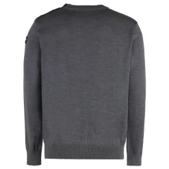 Paul & Shark wollen trui met ronde hals van scheerwol-Heren Truien & Vesten