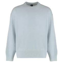 Hugo Wollen trui met ronde hals-Heren Truien & Vesten