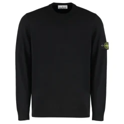 Stone Island Wool Crewneck Sweater-Heren Truien & Vesten