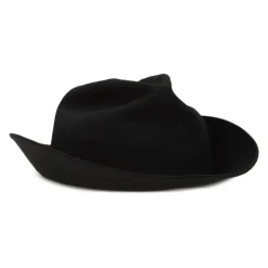 Yohji Yamamoto Wool Gabardine Fedora Hat-Heren Hoeden