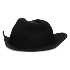 Yohji Yamamoto Wool Gabardine Fedora Hat-Heren Hoeden