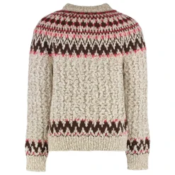 Moncler Wool Jacquard Sweater-Heren Truien & Vesten