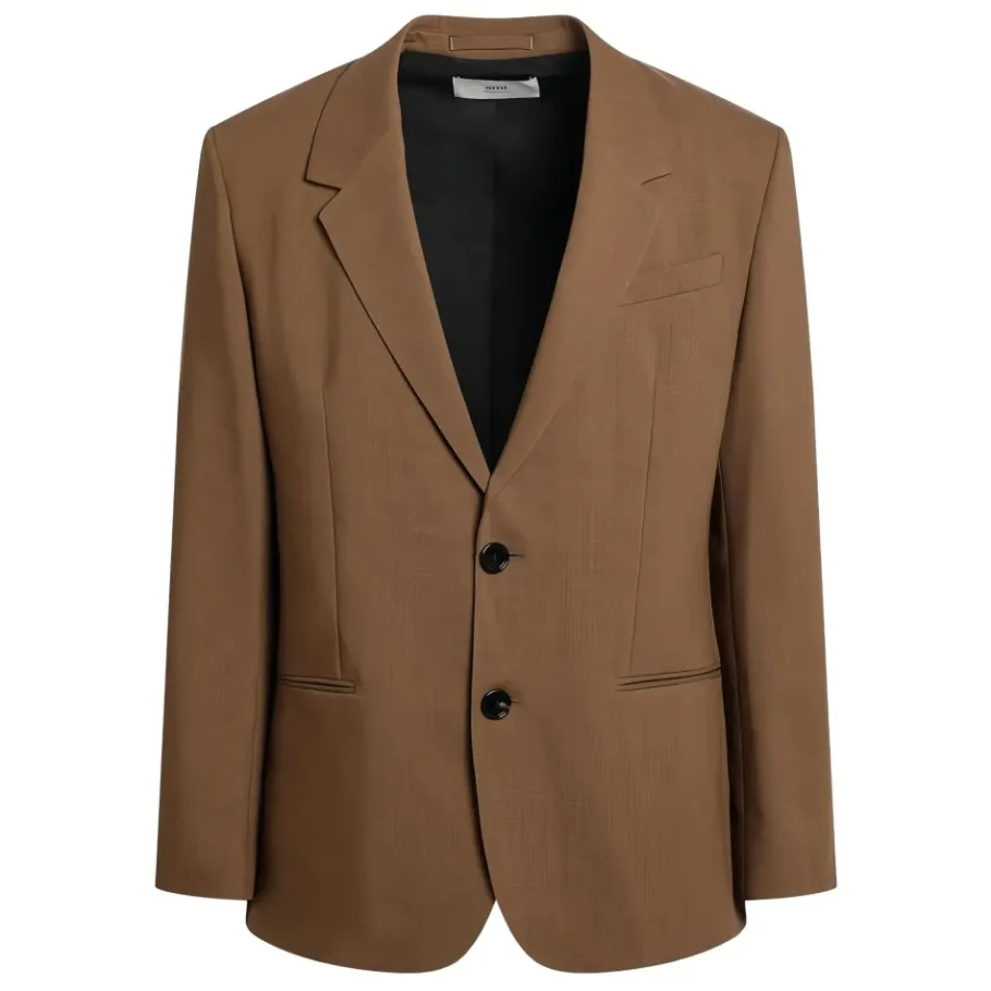 Ami Paris Wool Single Breasted Jacket-Heren Kostuums