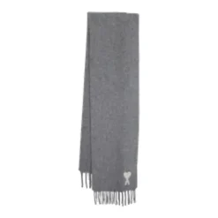 Ami Paris Zachte Grijze Wolken Alpaca Sjaal-Heren Sjaals