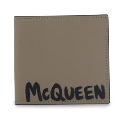 Alexander McQueen Zachte leren portemonnee in-Heren Portefeuilles