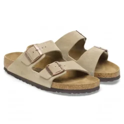Birkenstock Zachte Suède Sandalen-Heren Slippers