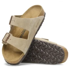 Birkenstock Zachte Suède Sandalen-Heren Slippers
