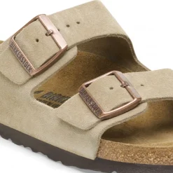 Birkenstock Zachte Suède Sandalen-Heren Slippers
