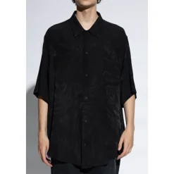 Balenciaga Zijden overhemd met zak-Heren Overhemden