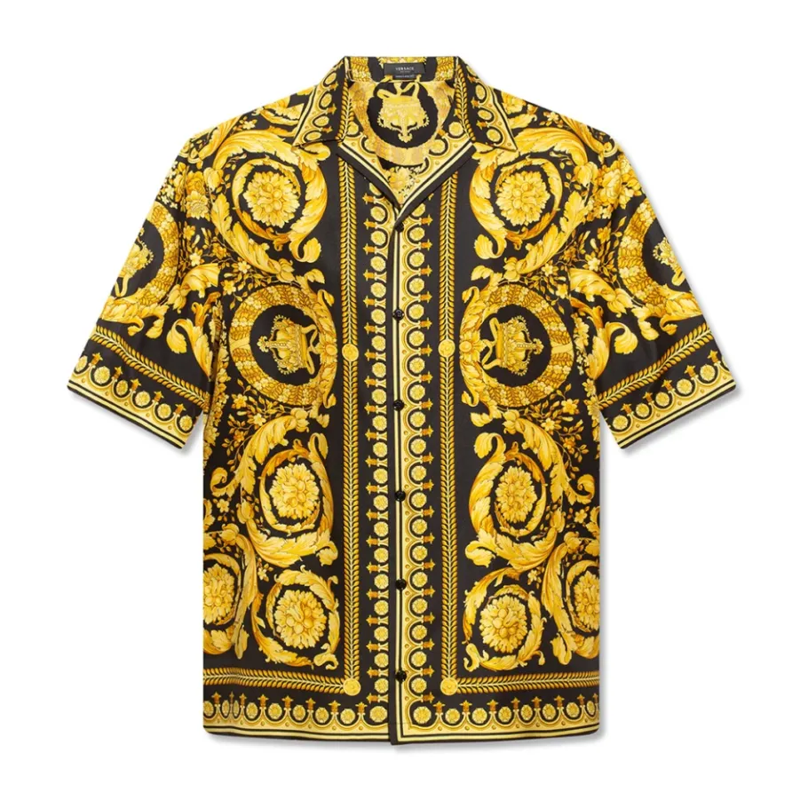 Versace Zijden shirt-Heren Overhemden