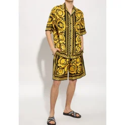 Versace Zijden shirt-Heren Overhemden