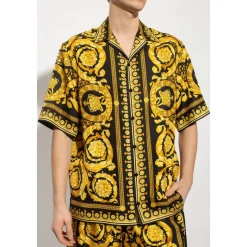 Versace Zijden shirt-Heren Overhemden