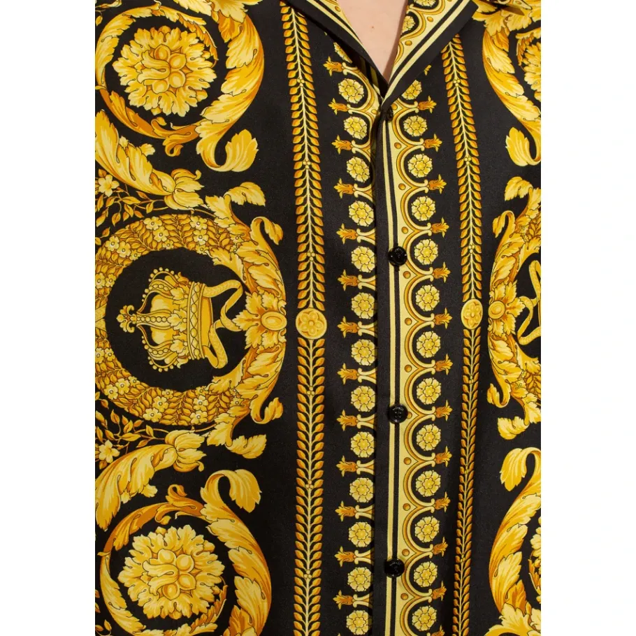 Versace Zijden shirt-Heren Overhemden