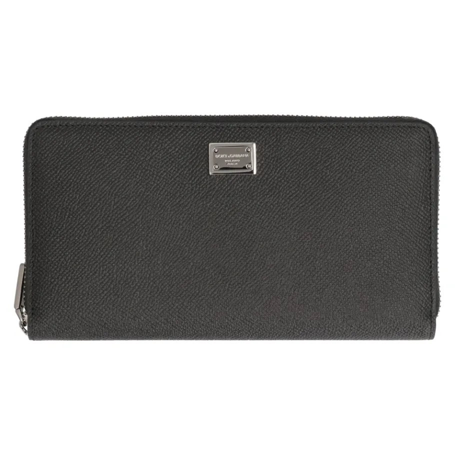 Dolce & Gabbana Zip-around Dauphine Portemonnee-Heren Portefeuilles