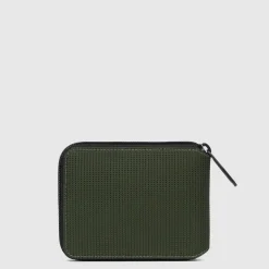 Piquadro Zip-around men’s wallet-Heren Portefeuilles