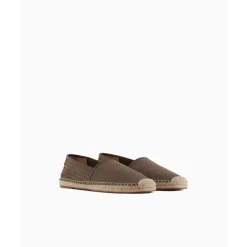 Emporio Armani Zomer Espadrilles met Logo Patroon-Heren Espadrilles
