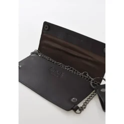 VON DUTCH Zware leren portemonnee - Bruin-Heren Portefeuilles