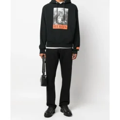 Heron Preston Logo Hoodie Sweatshirt Katoen-Heren Truien & Vesten