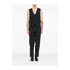 MM6 Maison Margiela V-hals Mouwloos Vest Buitenkleding-Heren Kostuums