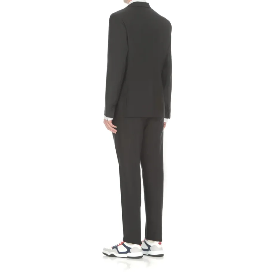 Dsquared2 Virgin Wool en Zijden Smoking Pak-Heren Kostuums