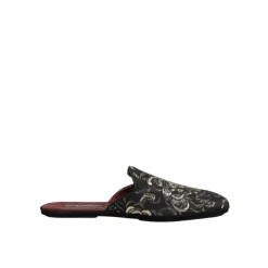 Dolce & Gabbana e Bloemen Jacquard Slides Schoenen-Heren Pantoffels