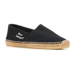 Saint Laurent e Canvas Logo Espadrilles-Heren Espadrilles|Instappers & Slip Ons